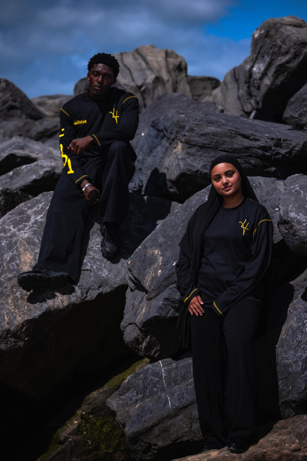 Longsleeve Black/Yellow