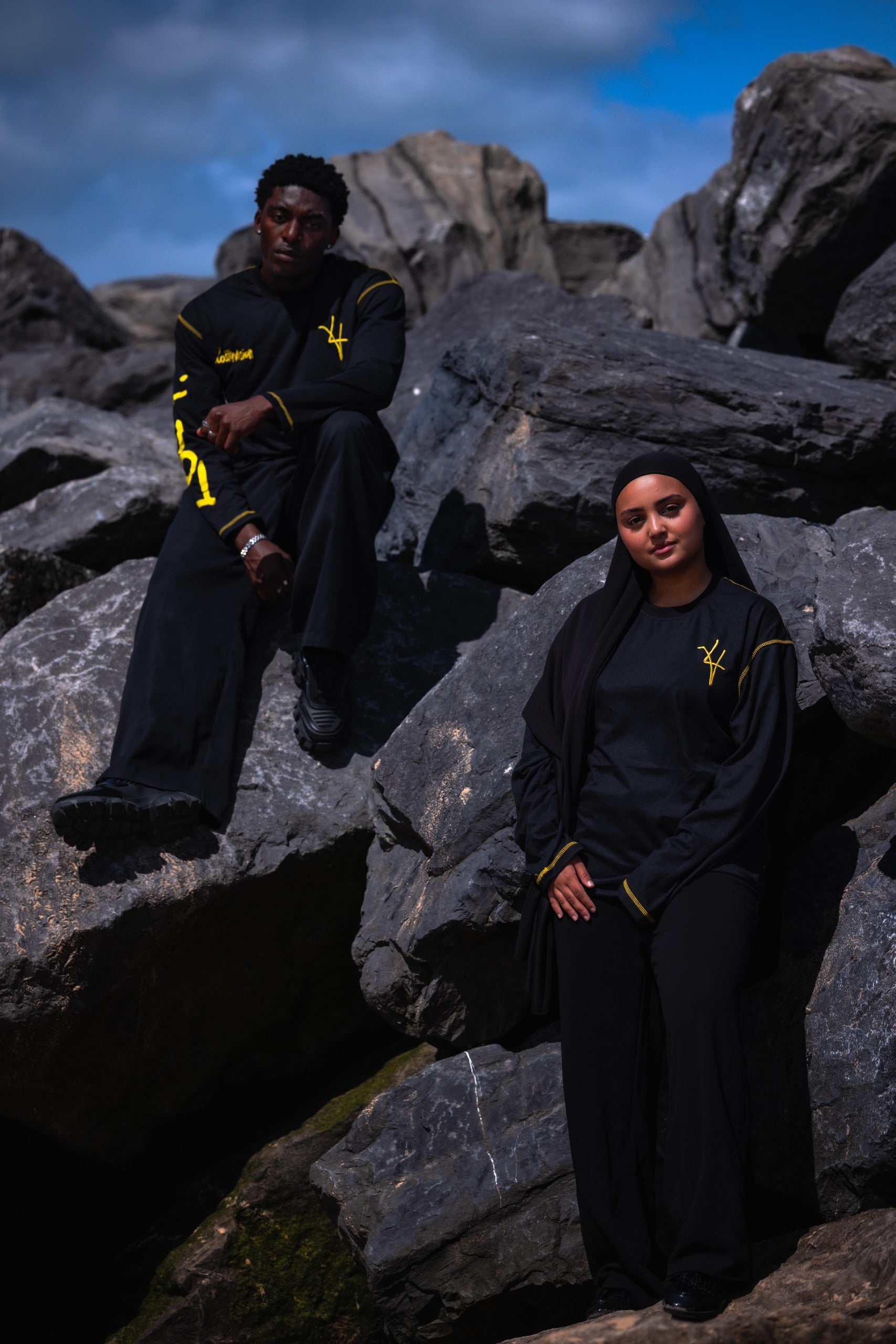 Longsleeve Black/Yellow