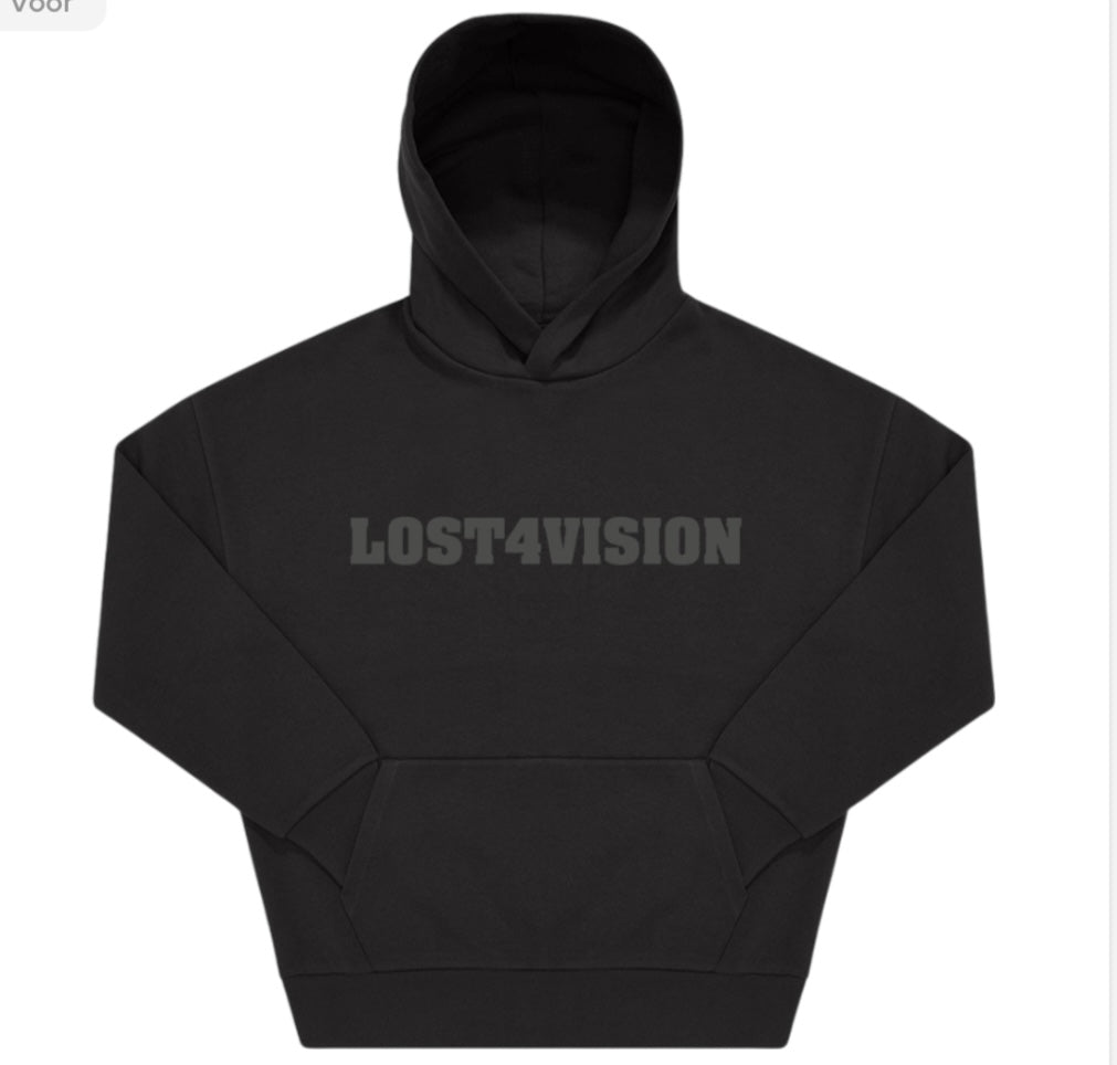 BLACK ESSENTIAL HOODIE