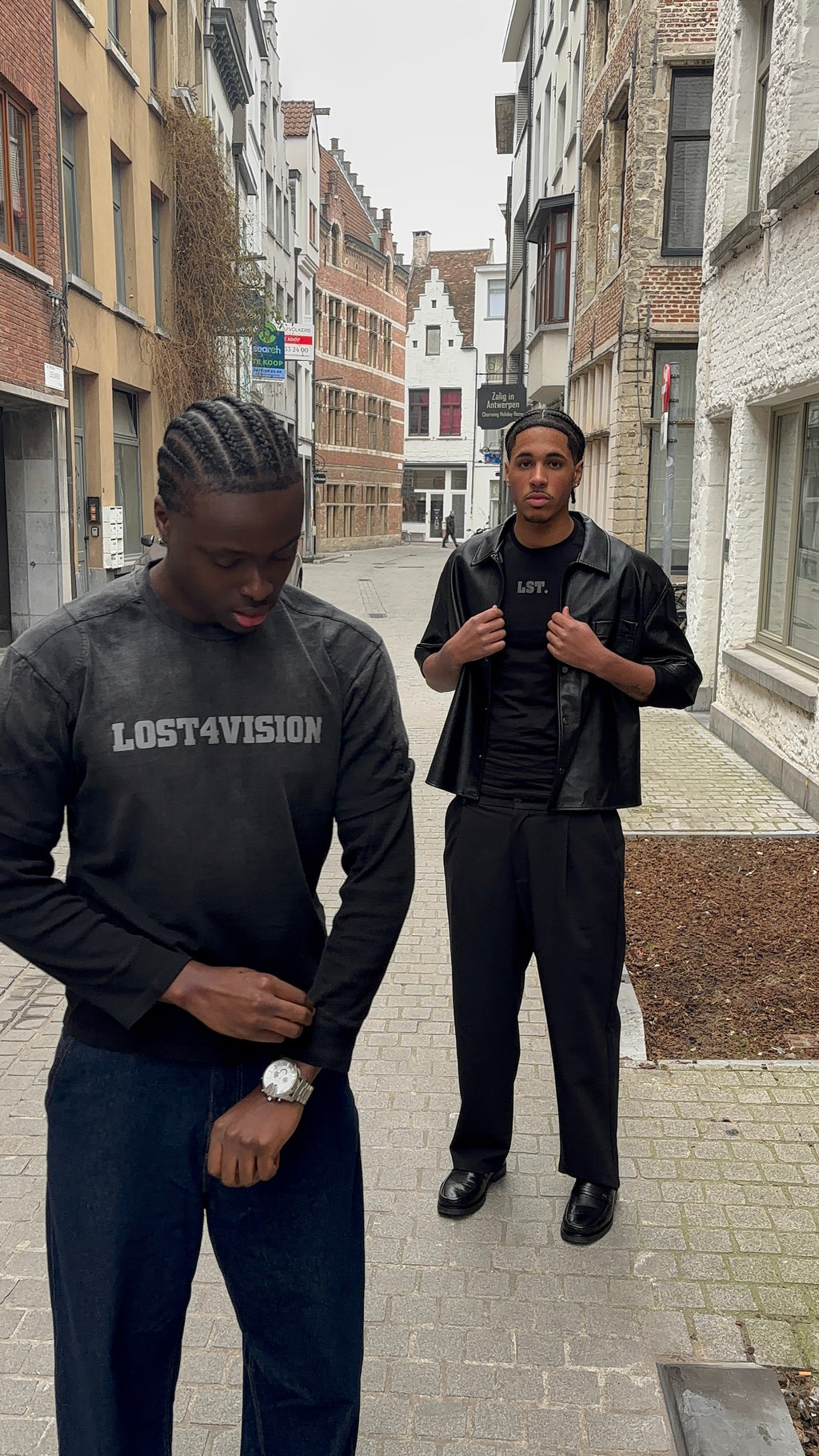 BLACK "WASHED" LONGSLEEVE